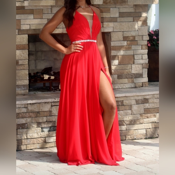 Red Prom Dress - Picture 5 of 7